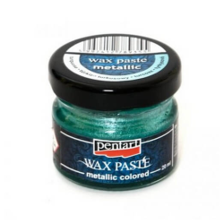 Πατίνα Wax paste Color Metallic 20ml Pentart – Turquoise